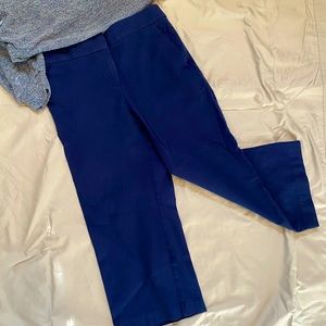 Loft Outlet High Rise Slim Wide Leg Crop
